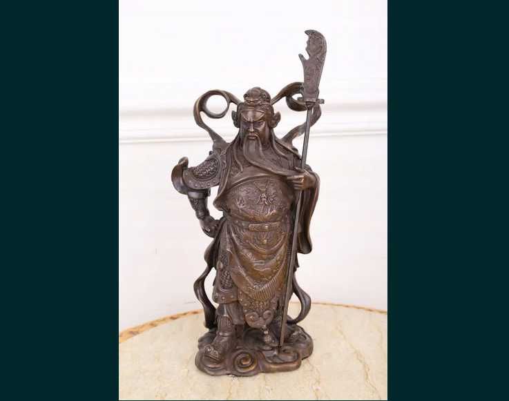 Samurai Figura Z Brązu 26 Cm