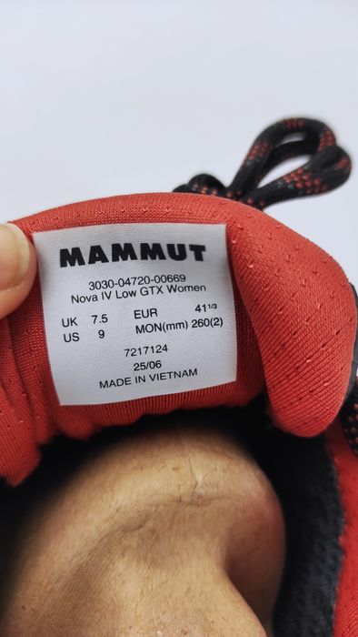 Buty damskie trekkingowe Mammut Nova IV Low GTX Women's rozmiar 41 1/3
