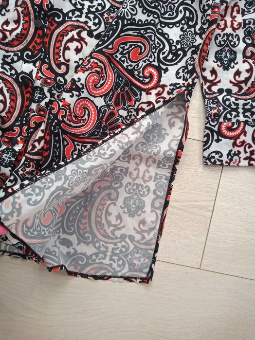 Długa koszula etniczna boho 50%wiskoza 2XL