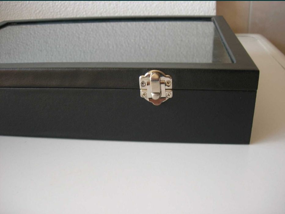 Caixa Guarda 12 Relógios Seiko Omega Cauny Breitling Tissot Oris Iwc