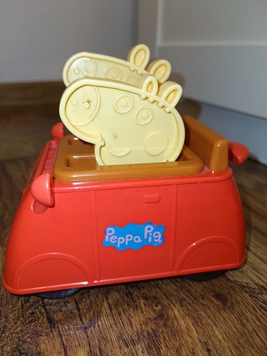 Toster świnka Peppa samochodzik interaktywny