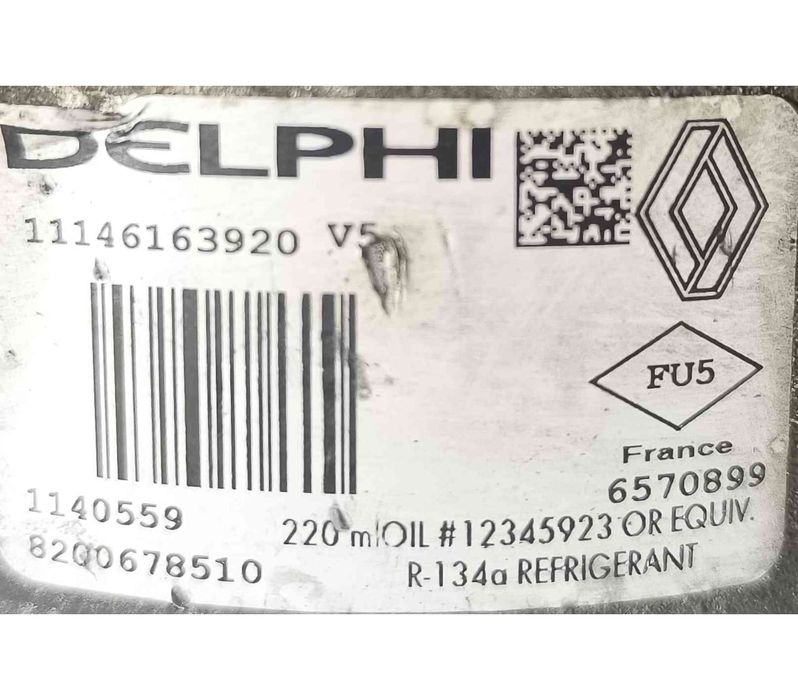Compressor Ar Condicionado 8200678510 - RENAULT TRAFIC II Caixa