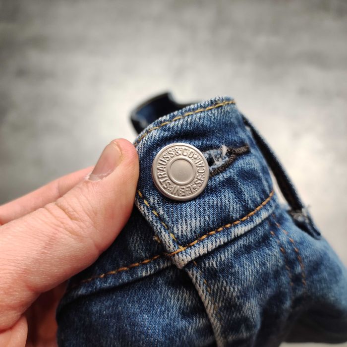 MĘSKIE Spodnie Eleganckie PREMIUM jeans Denim Levis 511 Slim Granat