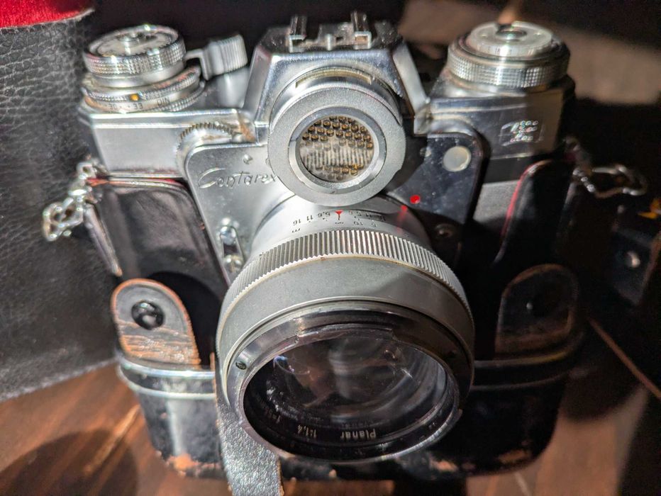 Rara Zeiss Ikon Contarex Bullseye + 3 Lentes (Para Restauro/Peças)