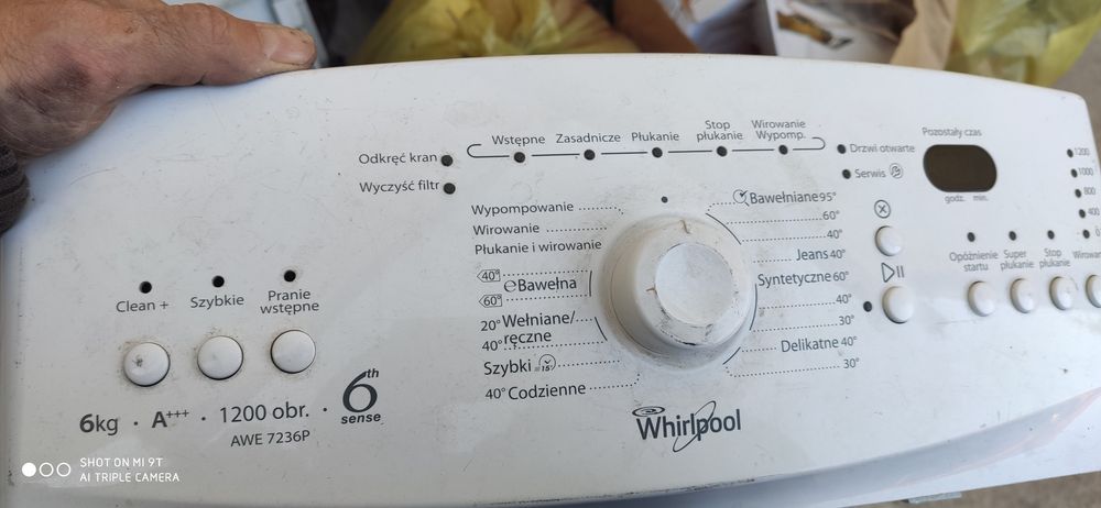 Silnik pralki Whirlpool AWE 7236P
