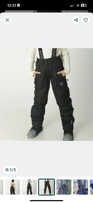 Зимова лижна термокуртка для дівчинки snow