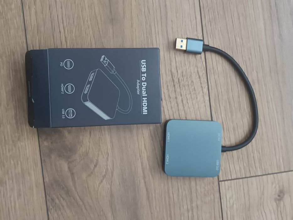 Adapter USB 3.0 do Dual HDMI 4in1 HUB