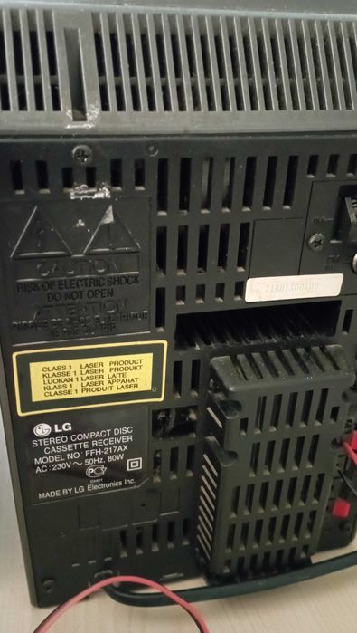 Муз центр  LG FFH-217AX, Soundmax колонки усилитель