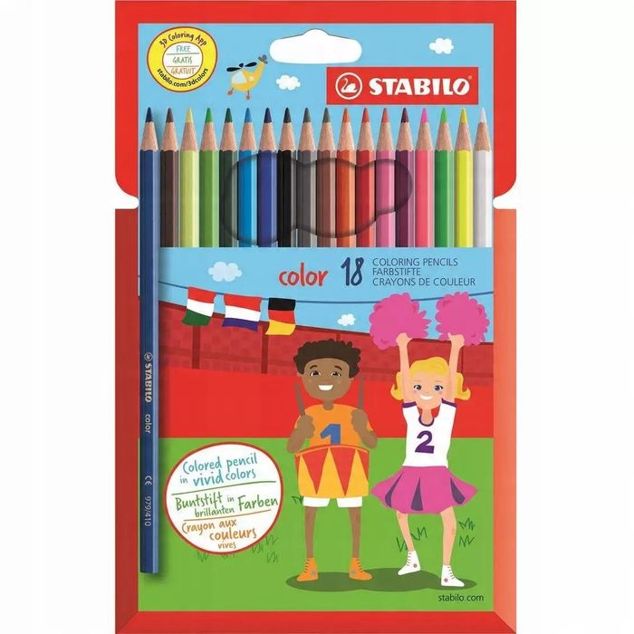 Kredki Color 18 Kolorów Stabilo. Nowy Produkt