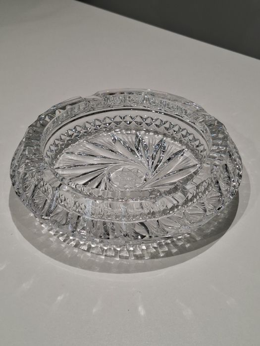 Popielniczka _ kryształowa _ PRL