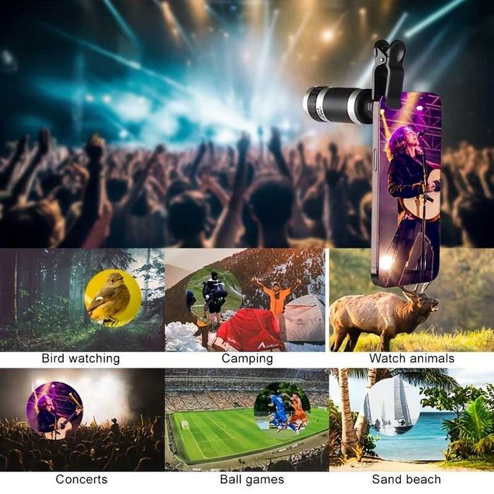 Obiektyw do smartphona 8X - Mobile Phone Telescope
