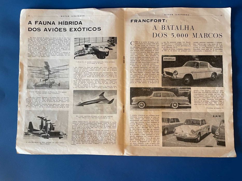 Motor Ilustrado Nº 56-7-8 Agosto - Setembro - Outubro 1959