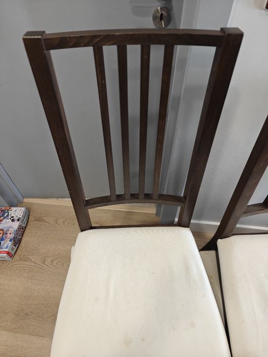 Cadeira Jantar IKEA Börje castanho-preto (x6)