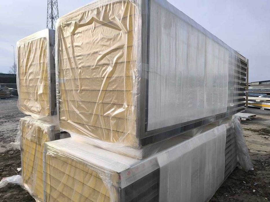 Płyty warstwowe ścienne PIR 100 mm białe