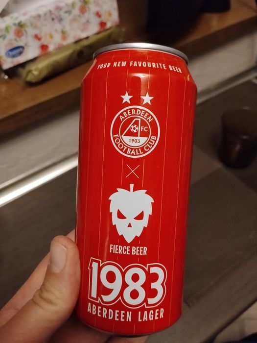Puszka po powie Aberdeen FC Birofilistyka