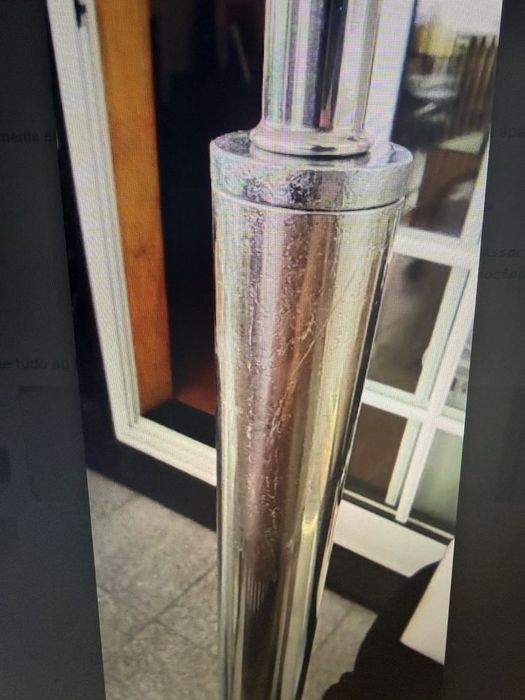 Candeeiro de pé base mármore