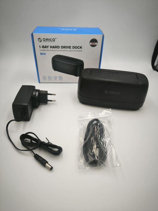 Stacja dokująca do dysków twardych Sata 2.5 3.5 HDD Ssd Orico