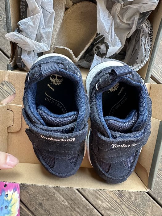Кросівки дитячі Timberland на ліпучках розмір 21 12,5см стопа