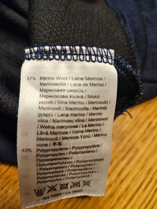 Bluzka termiczna z merino idealna narty zimowa