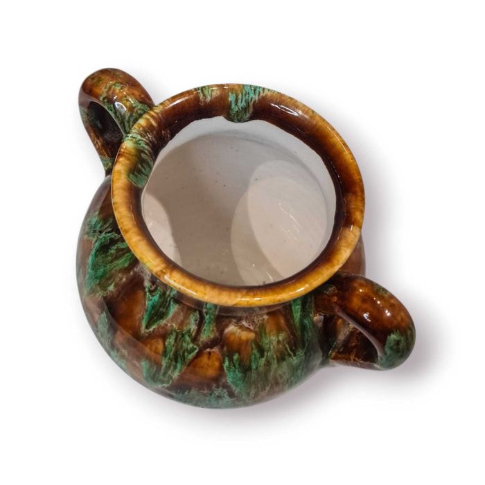 Vaso/Cântaro Rústico Português Vidrado – 21 cm (2 asas)