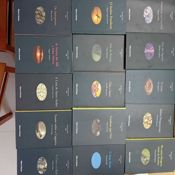 Livros da Colecção dos Prémios Nobel da Literatura DN.