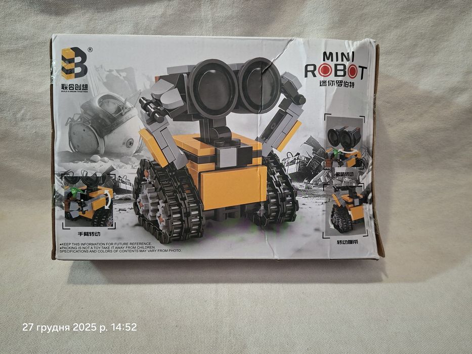 Конструктор Wall-e Валл-и Вали Валі Волі Валли пиксар pixar дисней