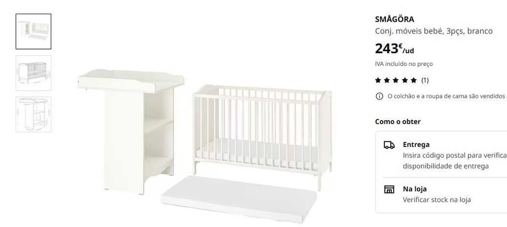 Conjunto de Cama bebé