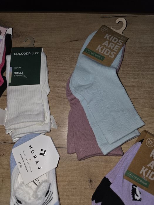 26 par nowych skarpetek Coccodrillo,  hm 30/33