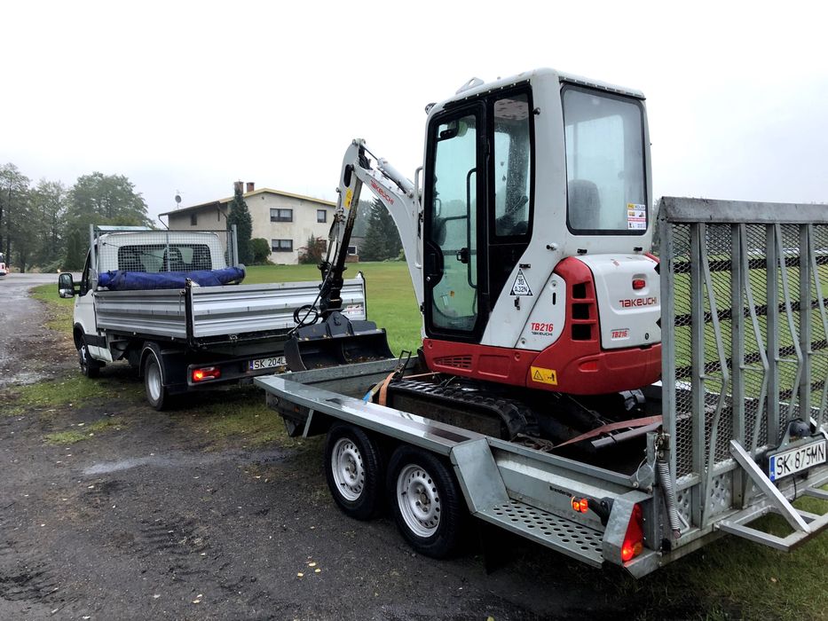 Usługa wynajem mini koparki z operatorem