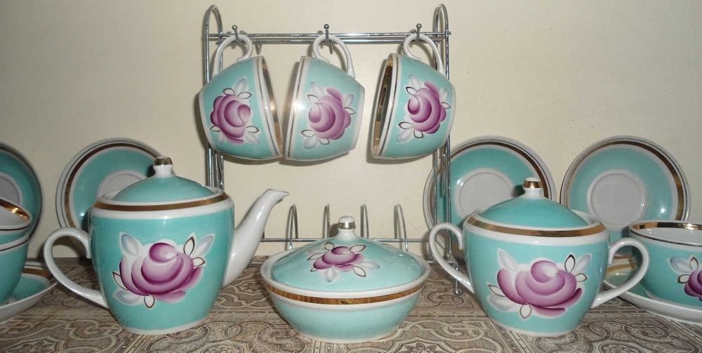 Сервіз Полонне. Ручний розпис. СРСР