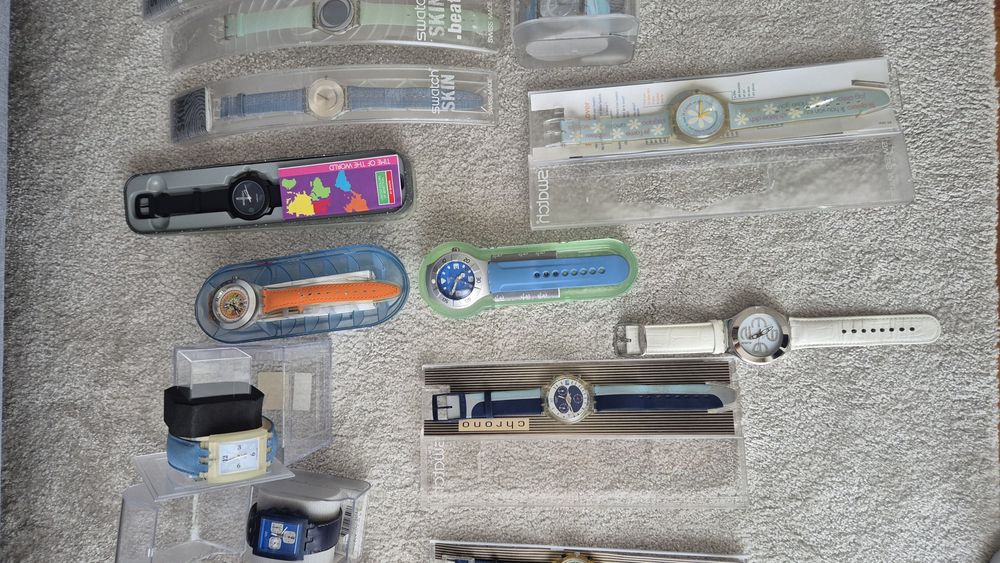 Swatch - relógios antigos e edições especiais
