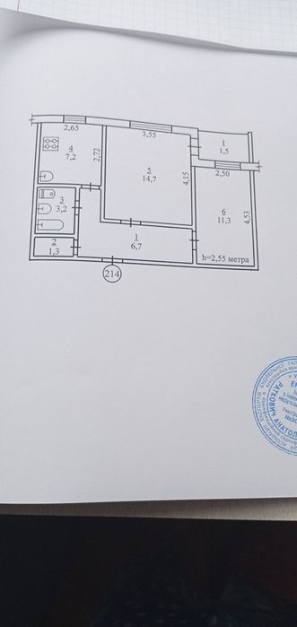Продам 2х кімнатну квартиру по червоній лінії на 17 кварталі