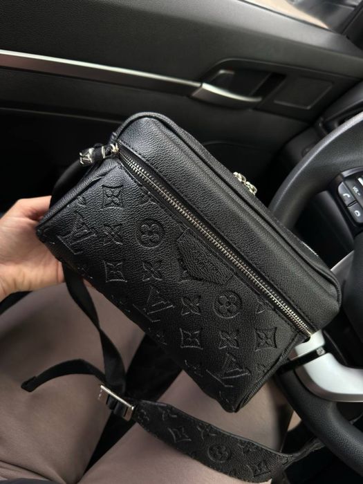 ‼️Сумка Louis Vuitton black Lux Bag one size мессенджер