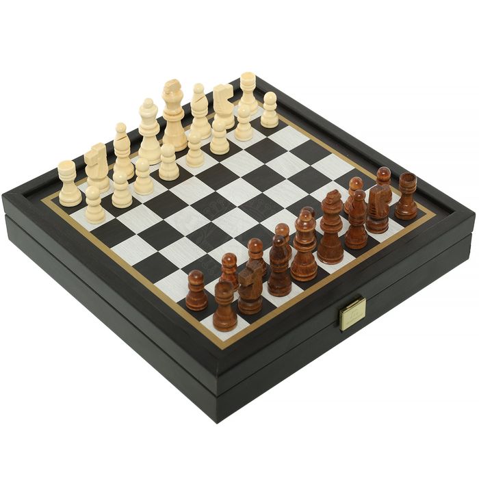 Szachy i Backgammon. zestaw dwóch gier 2 w 1 Nowoczesny design
