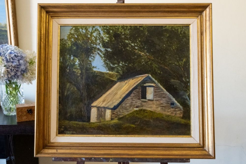 Pintura a óleo "A Cabana"
