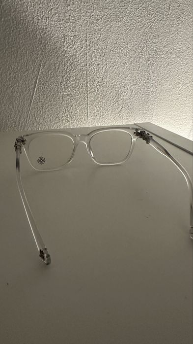 Chrome heart glasses