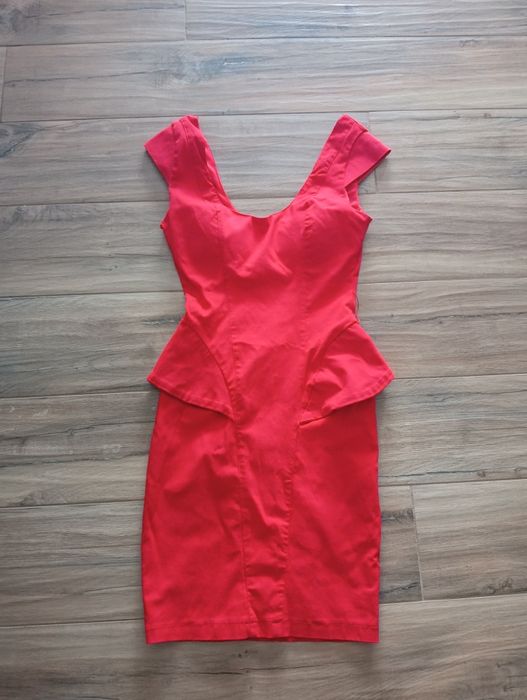 Sukienka czerwona tally weijl mini