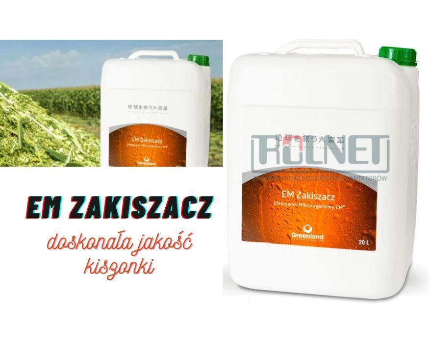 EM Zakiszacz do sianokiszonek wspomaga procesy fermentacji pasz 20l