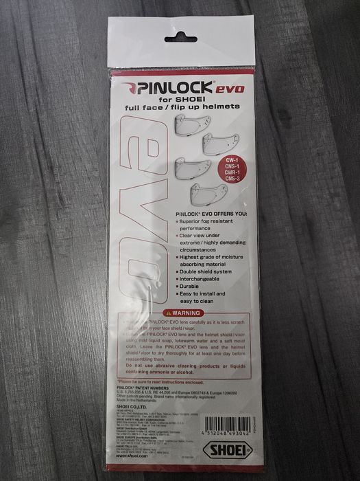 Pinlock Shoei CW-1/CNS-1/-1C/-3/-3C/CWR-1