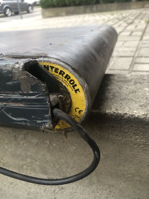 Taśmociąg, podajnik taśmowy INTERROLL  236cm, przenośnik taśmowy