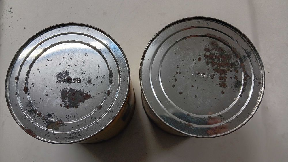 Latas de Nesquik de 850 g - anos 80