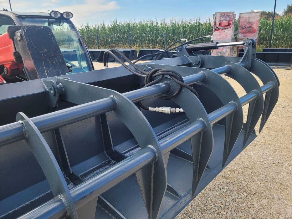 Krokodyl/ Łyżko-krokodyl do ładowarki teleskopowej/ tura ciągnika/ Szufla do Manitou JCB Merlo CAT 2,4m 2,2m 2,0m- Dowóz