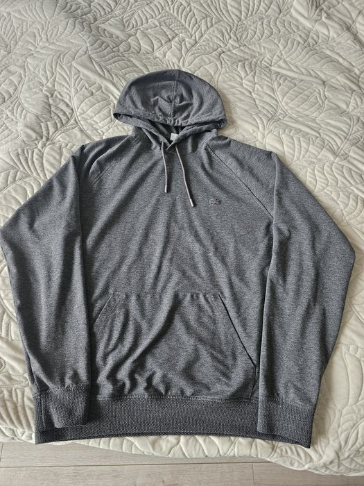 J. Nowa Lacoste bluza z kapturem szara roz.m