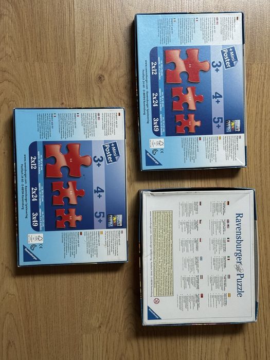 Conjunto de 3 puzzles Patrulha Pata