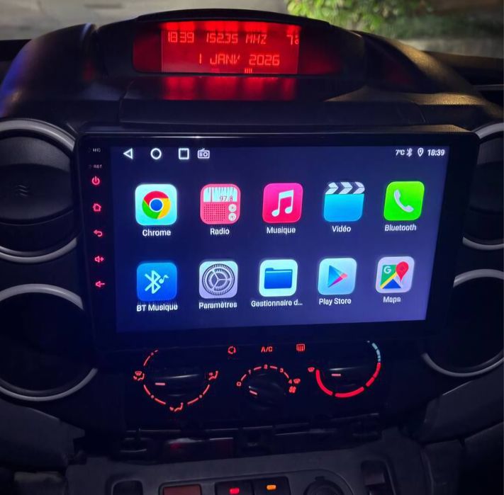 Autoradio android Berlingo/Partner 2GB 32GB Carplay Android auto novos