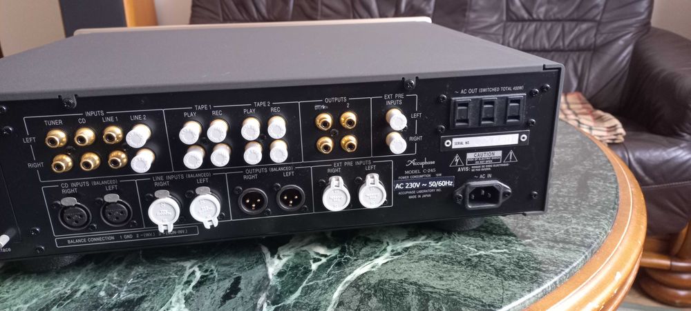 Przedwzmacniacz accuphase c-245 karton instrukcje pilot