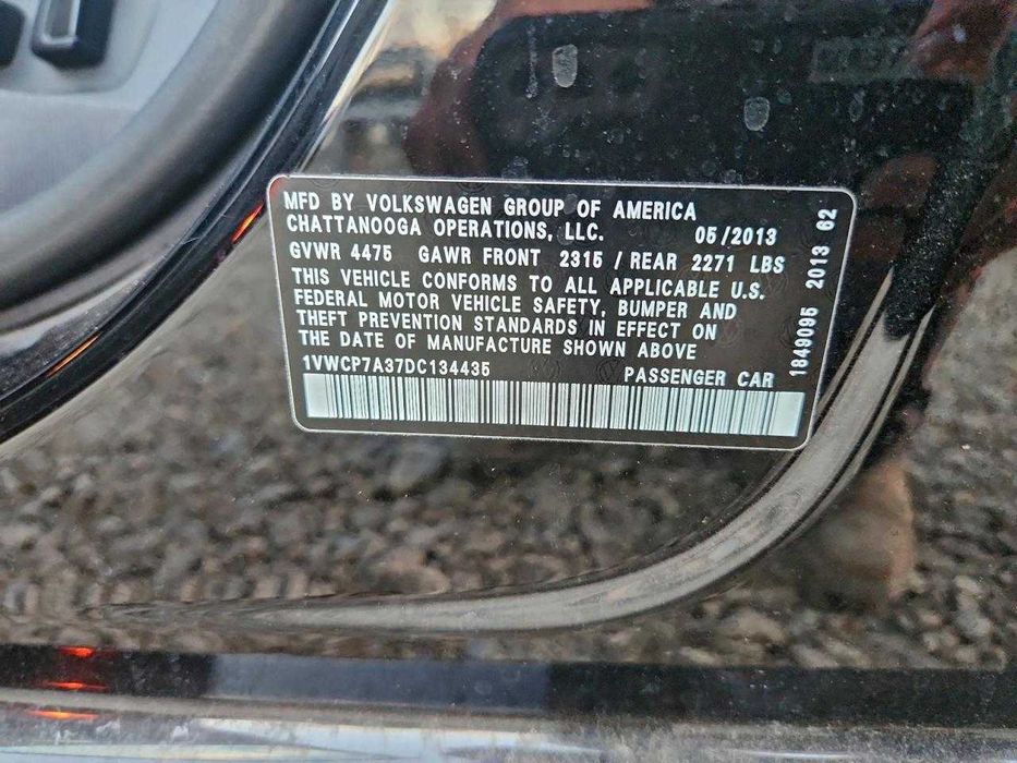 2013 Volkswagen Passat SEL Premium 2.5