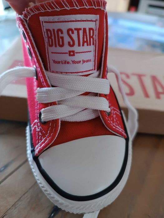 Czerwone trampki Big Star rozmiar 28