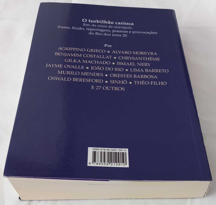 As Vozes Da Metrópole de Ruy Castro Autografado e Inédito [Portes Inc]
