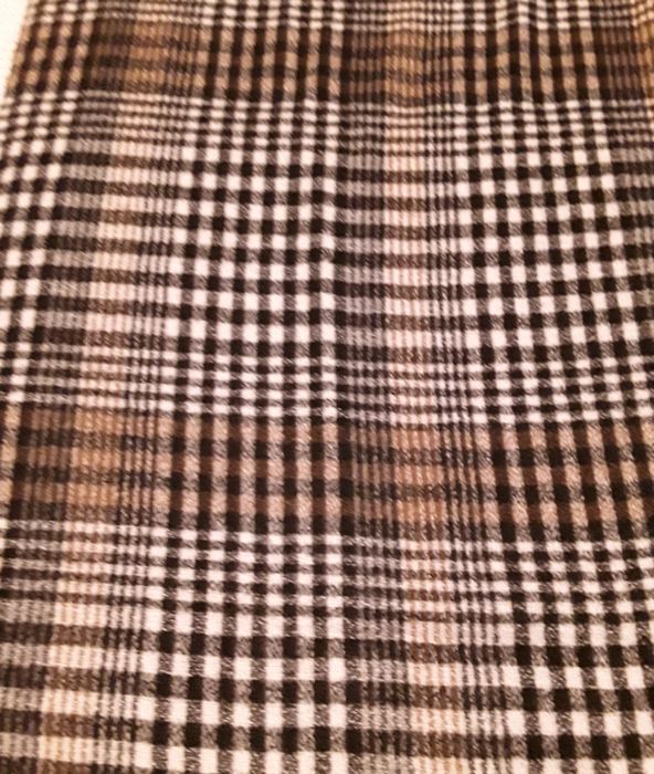 Echarpe grande em xadrez, unissexo, nova com etiqueta